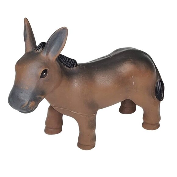 Other - 2005 Donkey Rubber Figure Kids Baby Bath Toy Farm Animal